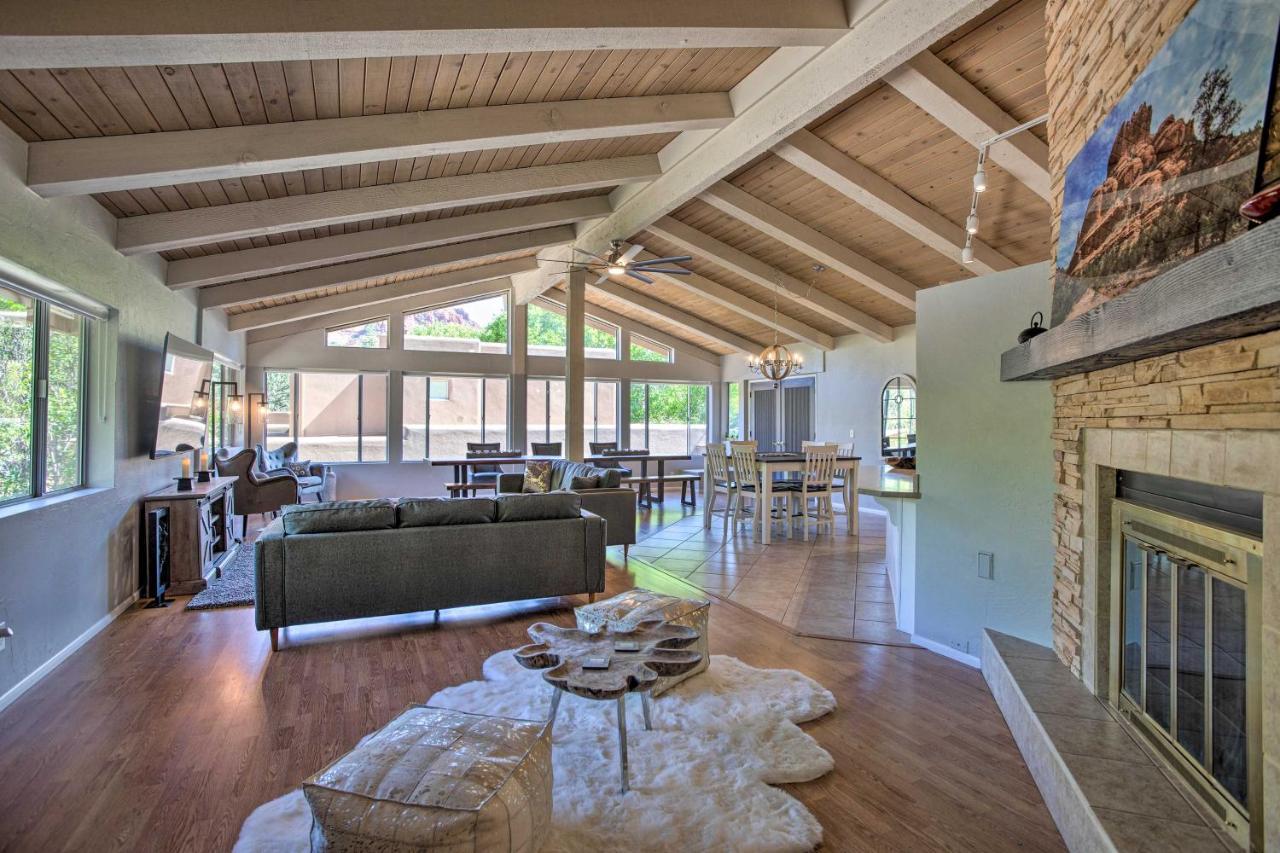 Sedona Hideaway With Swim Spa And Private Tavern! Dış mekan fotoğraf