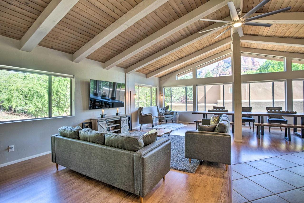 Sedona Hideaway With Swim Spa And Private Tavern! Dış mekan fotoğraf